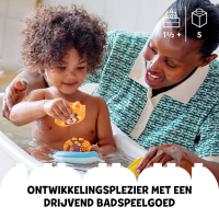 Mijn eerste pret in bad: drijvende rode panda 10964